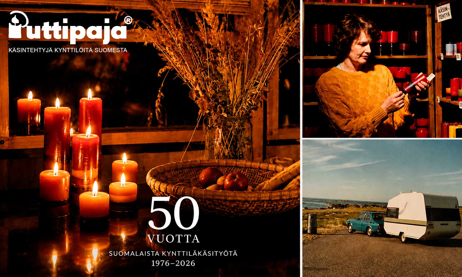 Puttipajan 50-vuotisjuhlavuosi ja suomalainen kynttiläkäsityö